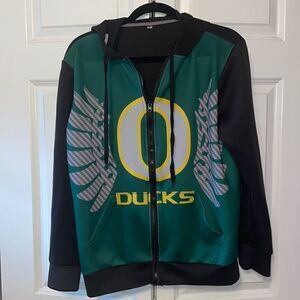 Oregon Ducks zip up jacket with hood